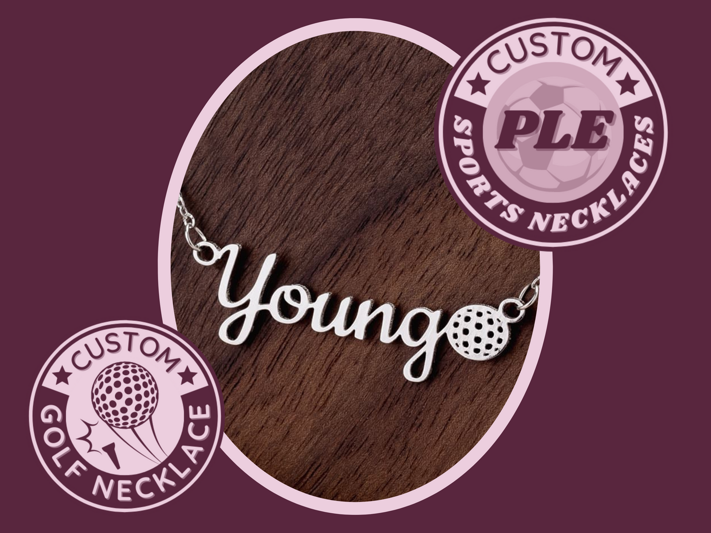 ā³ Swing into Style with a Personalized Girls Golf Necklace! šļøāāļø