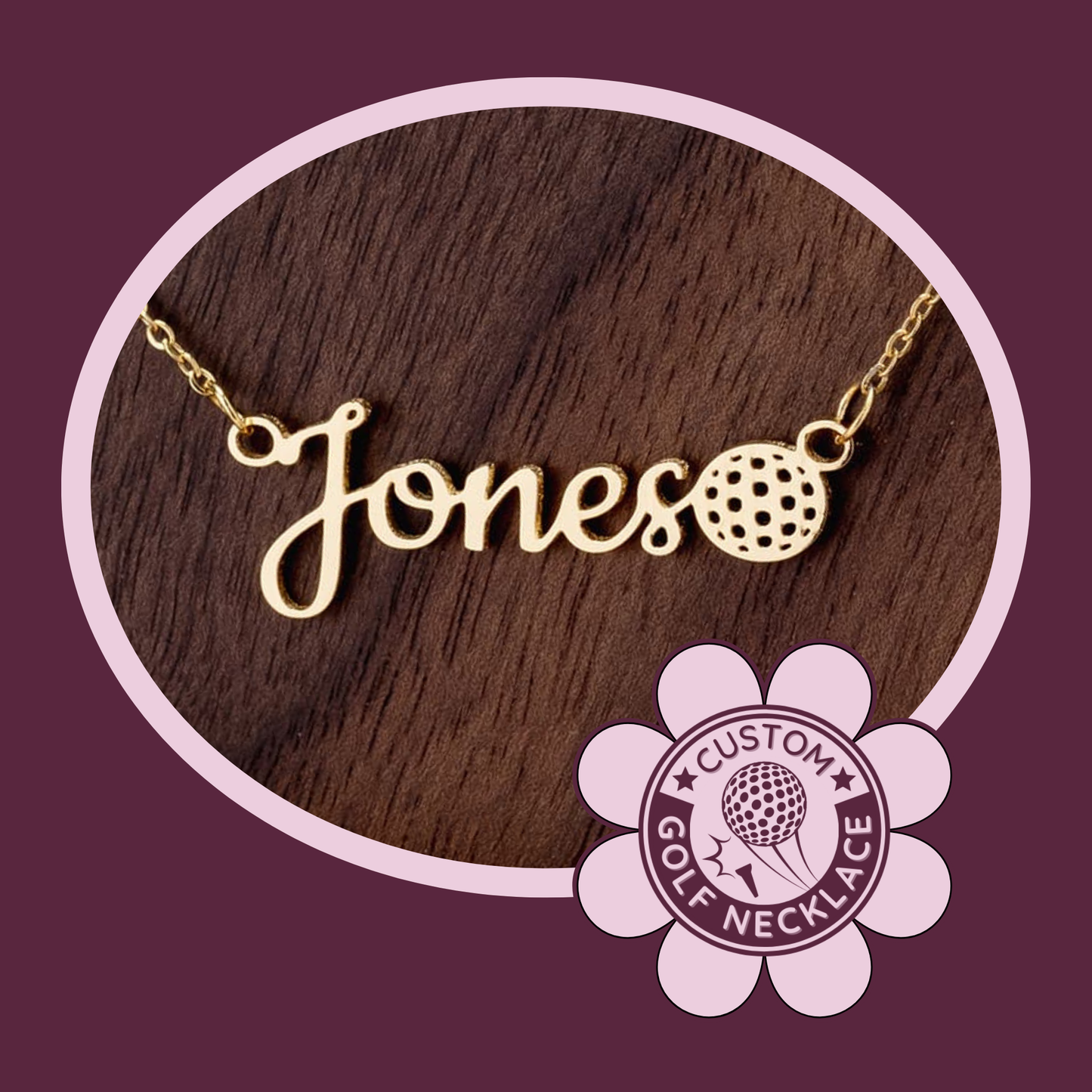 ā³ Swing into Style with a Personalized Girls Golf Necklace! šļøāāļø