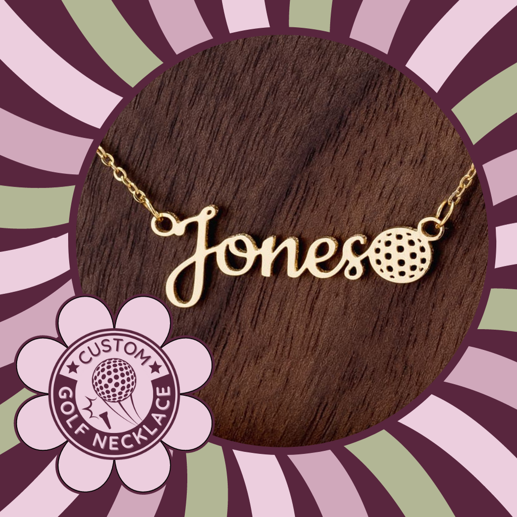 ā³ Swing into Style with a Personalized Girls Golf Necklace! šļøāāļø
