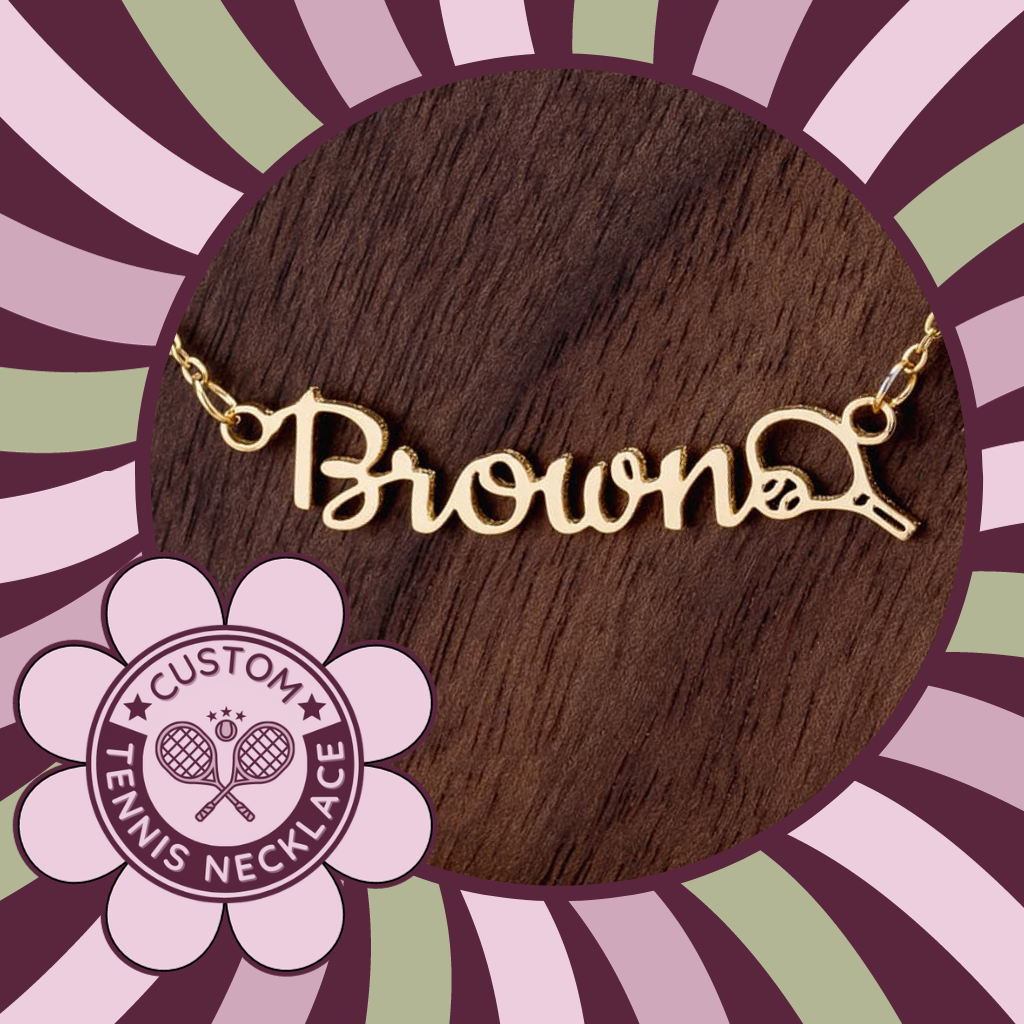๐พ Ace the Style Game with a Personalized Girls Tennis Necklace! ๐