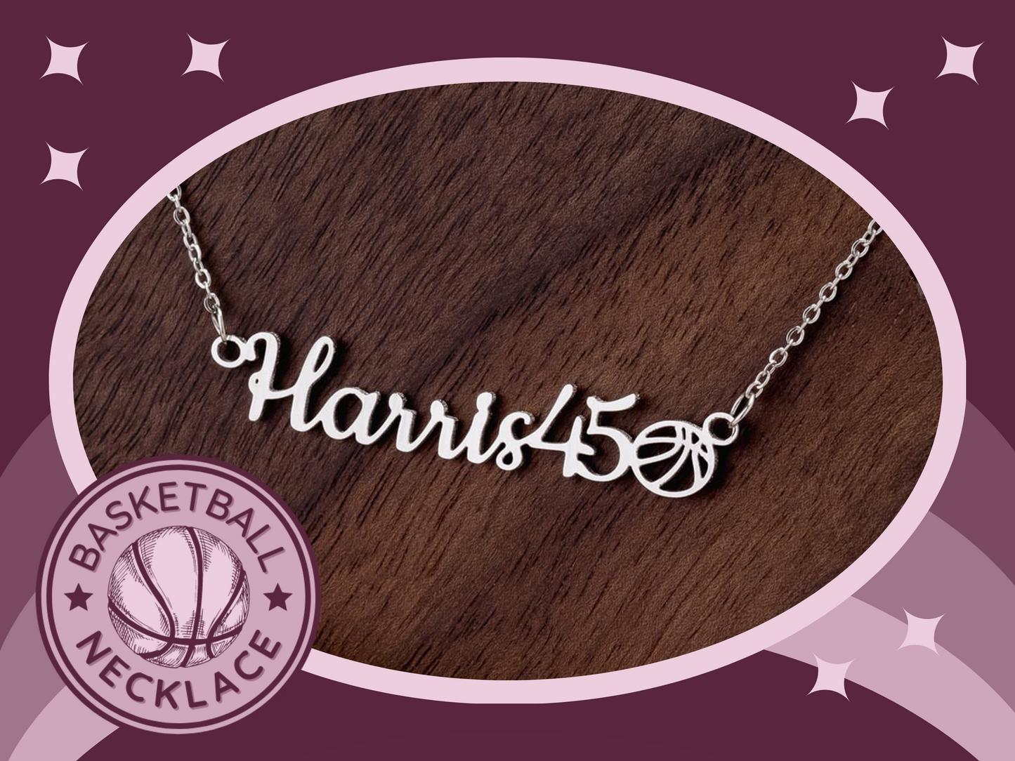 π Elevate Your Style with a Personalized Girls Basketball Necklace! π