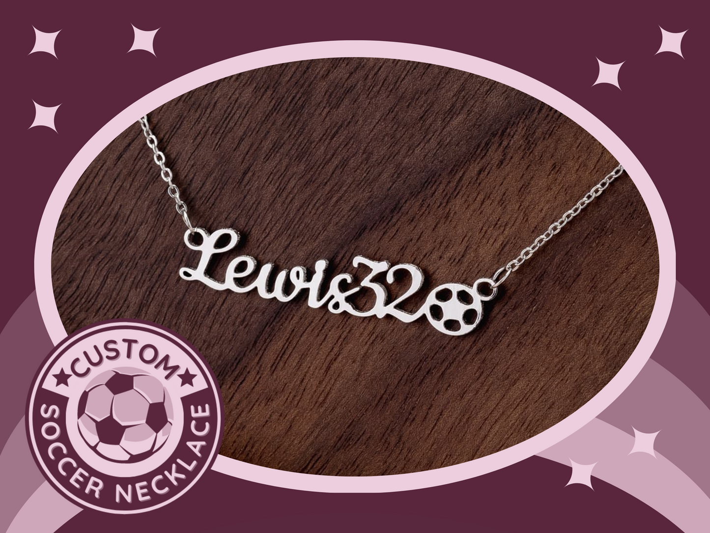⚽ Unleash Your Team Passion with a Personalized Girls Soccer Necklace! ⚡