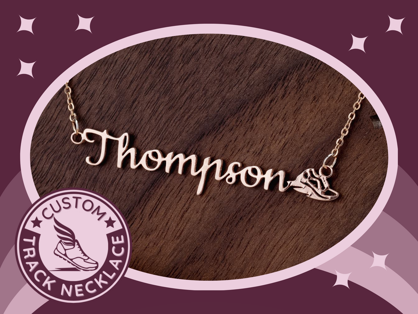 šāāļø Sprint in Style with a Personalized Girls Track Necklace! š