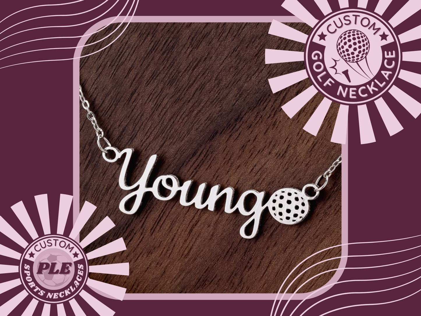 ā³ Swing into Style with a Personalized Girls Golf Necklace! šļøāāļø