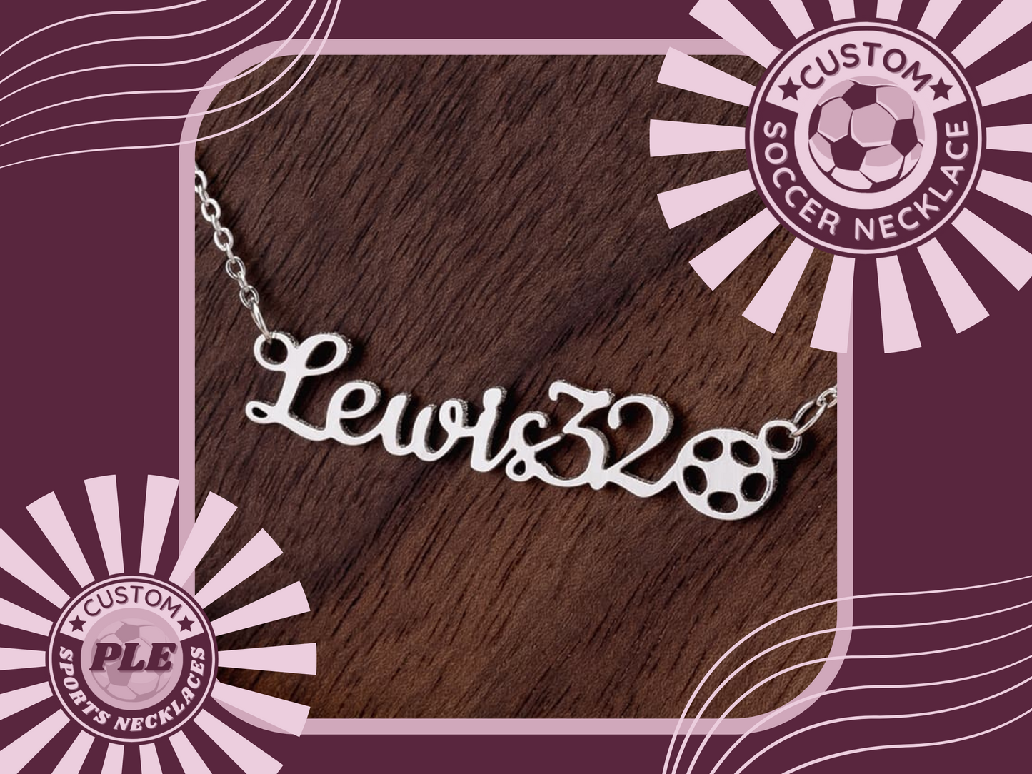 ⚽ Unleash Your Team Passion with a Personalized Girls Soccer Necklace! ⚡