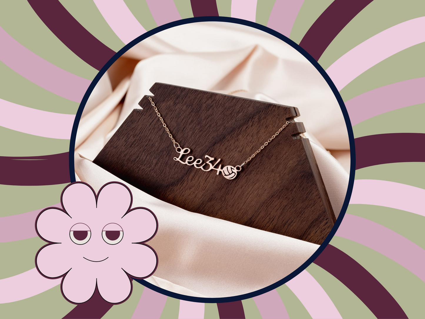 π Serve Up Style with a Personalized Girls Volleyball Necklace! π