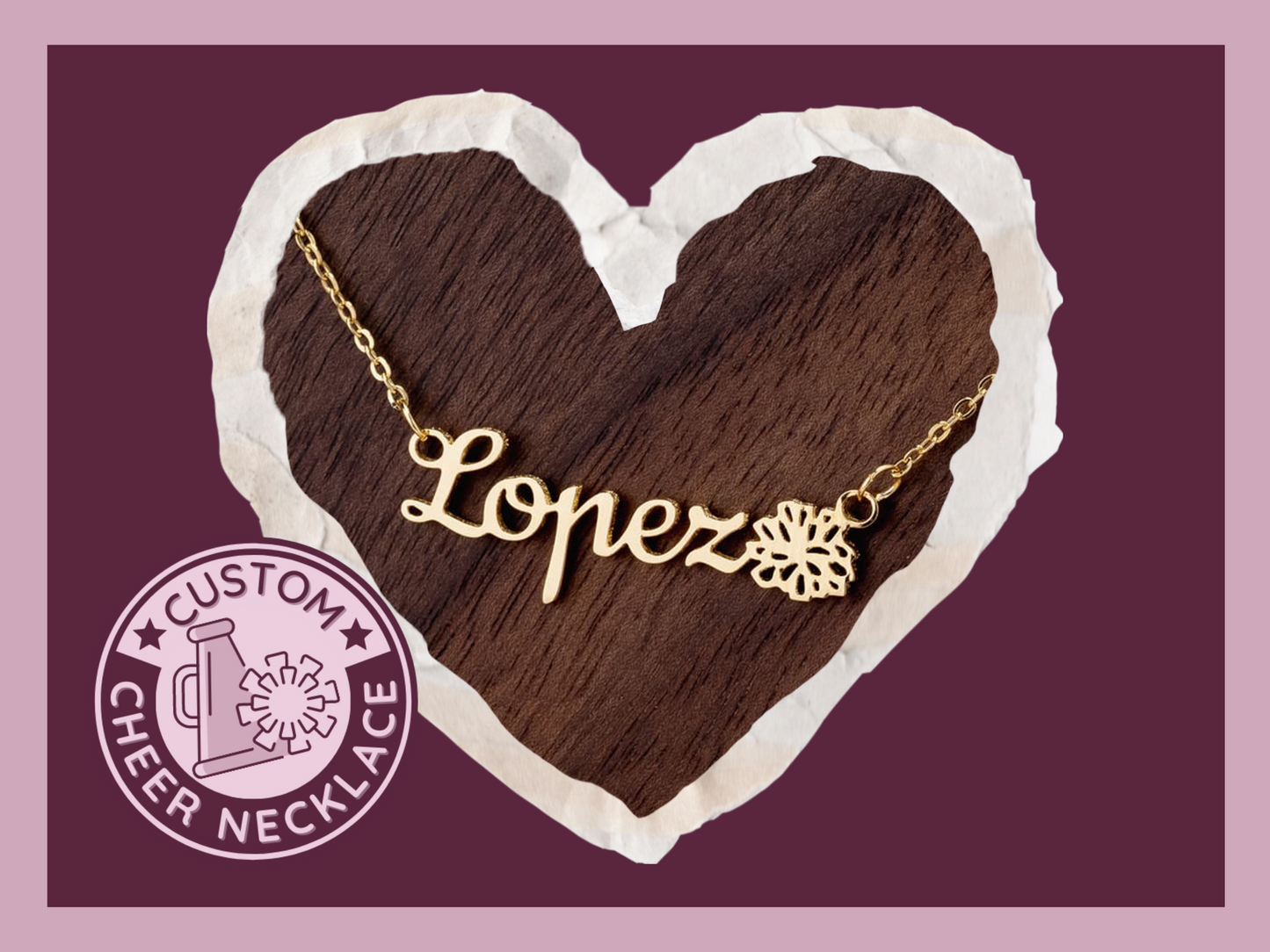 π£ Stand out with a Personalized Girls Cheer Necklace π