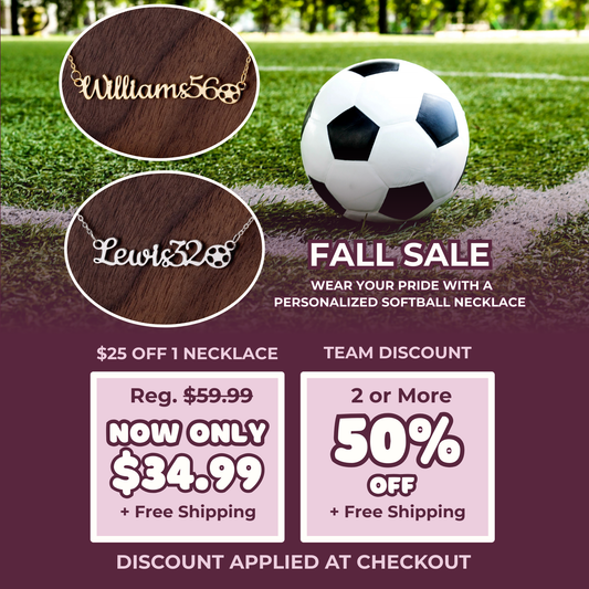 ⚽ Personalized Soccer Necklace! Celebrate Moms and Daughters! ✨