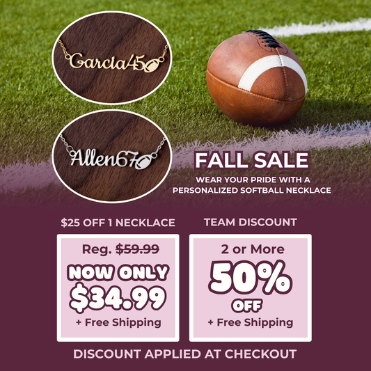 🏈 Personalized Football Mom Necklace! Celebrate Moms and Players! ✨