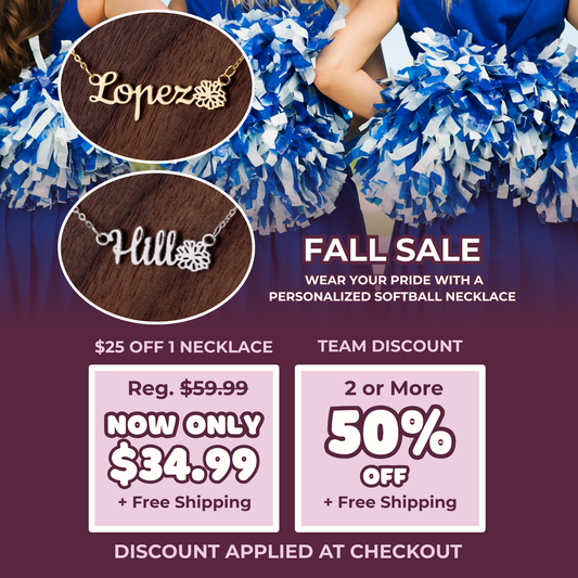 📣 Stand out with a Personalized Girls Cheer Necklace 🌟